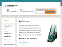 Tablet Screenshot of dubbelglasprijzen.net